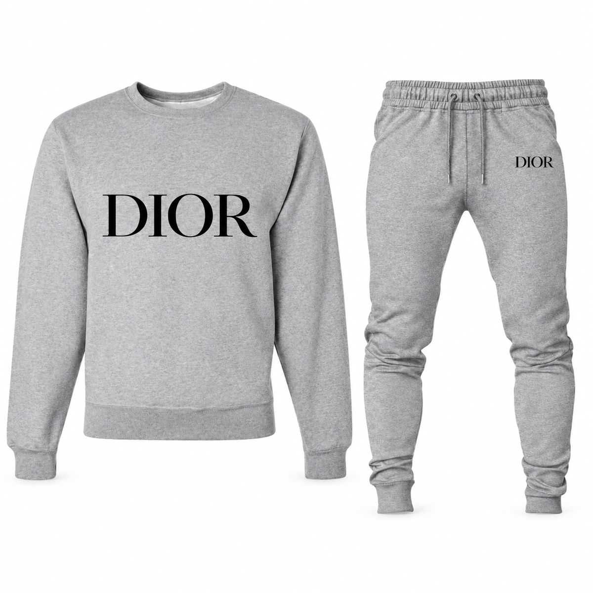 Men's Dior sweatshirt and joggers set, Gray