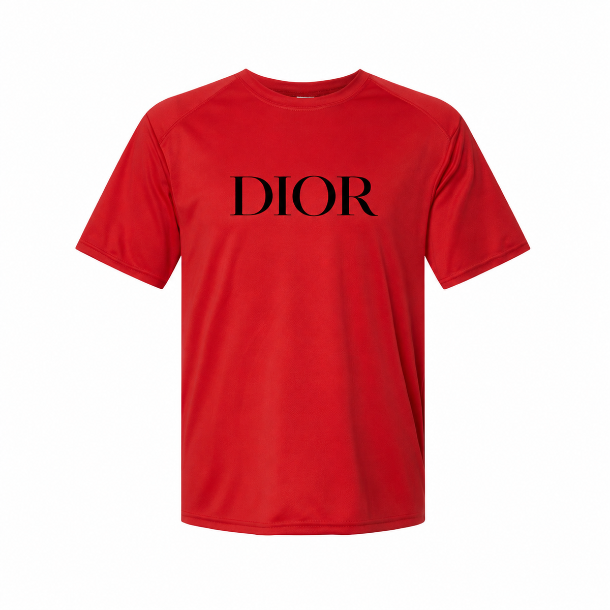 Youth Dior polyester T-shirt, Red