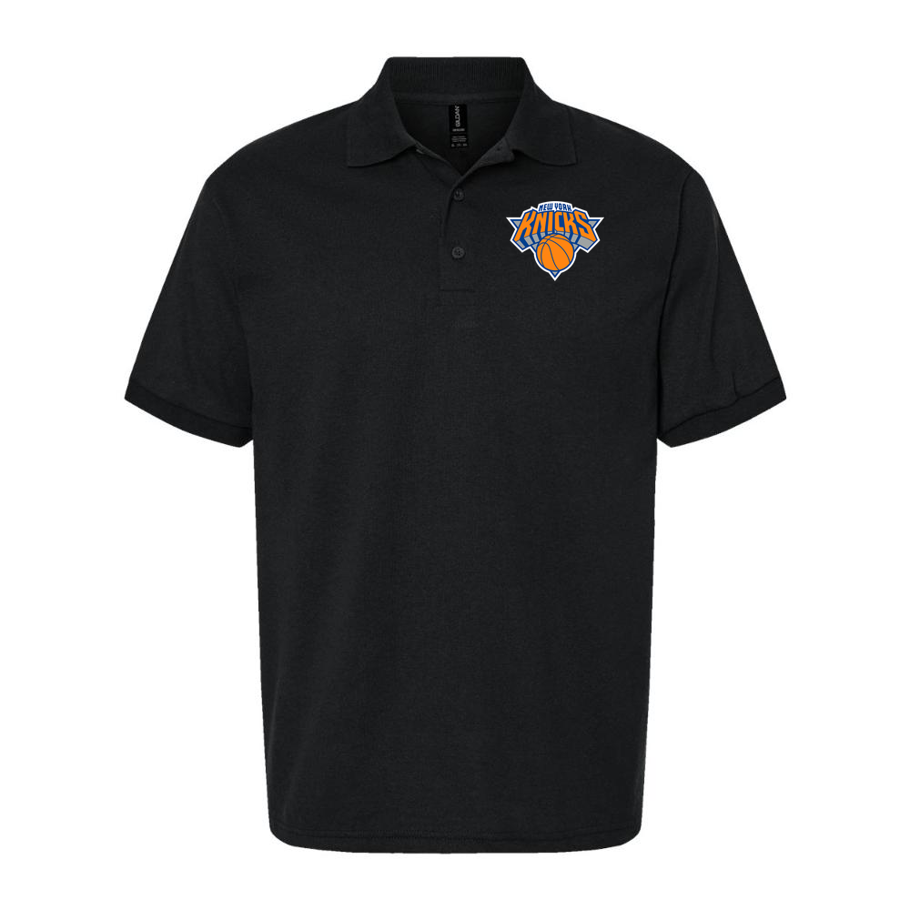 Men's New York Knicks Dry Blend Polo - Black