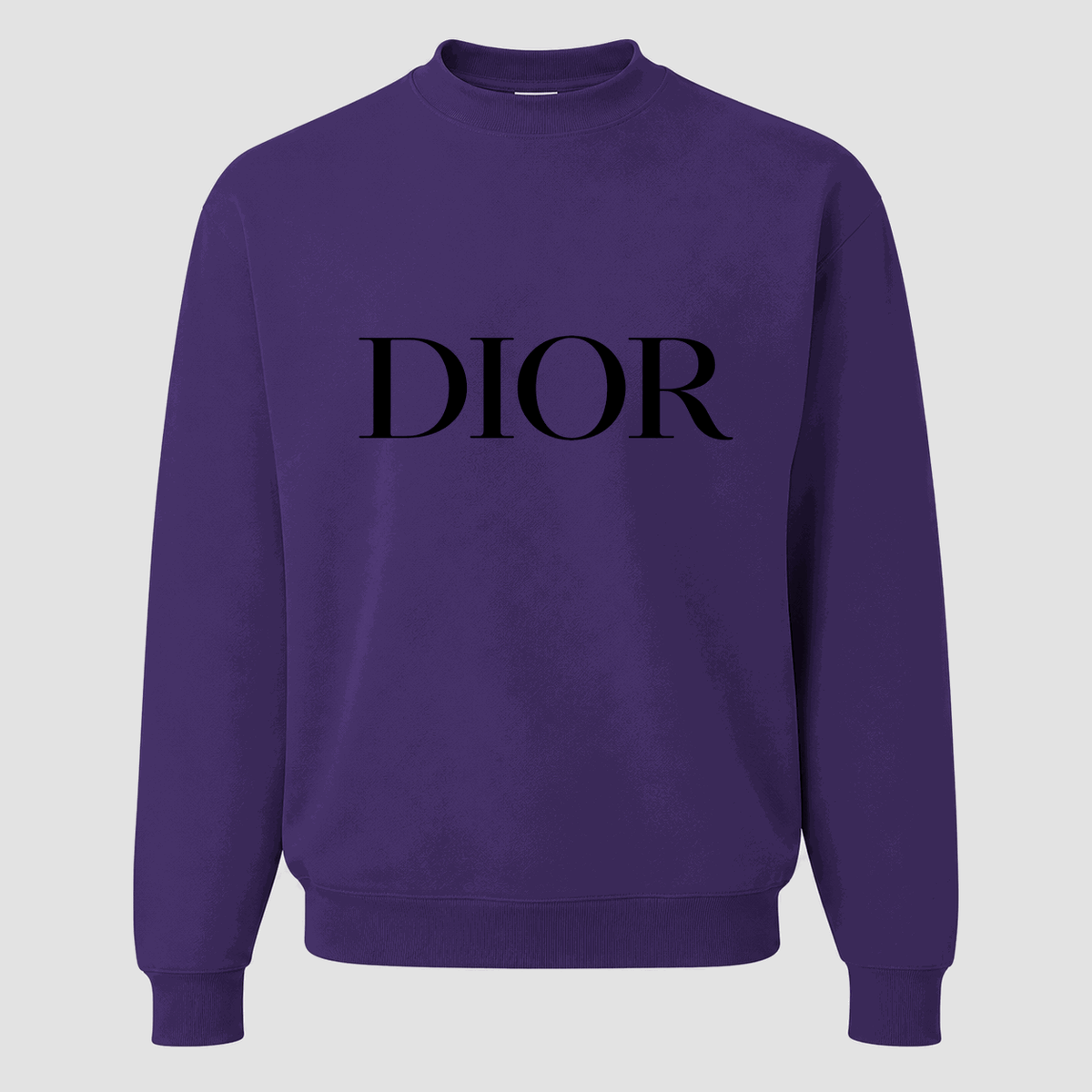 Men's Dior Crewneck Sweatshirt - Purple
