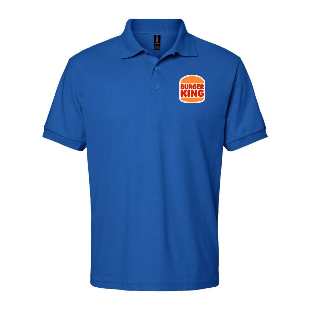 Men's Burger King Dry Blend Polo - Blue