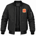 Men's Burger King Lightweight Bomber Jacket - Black