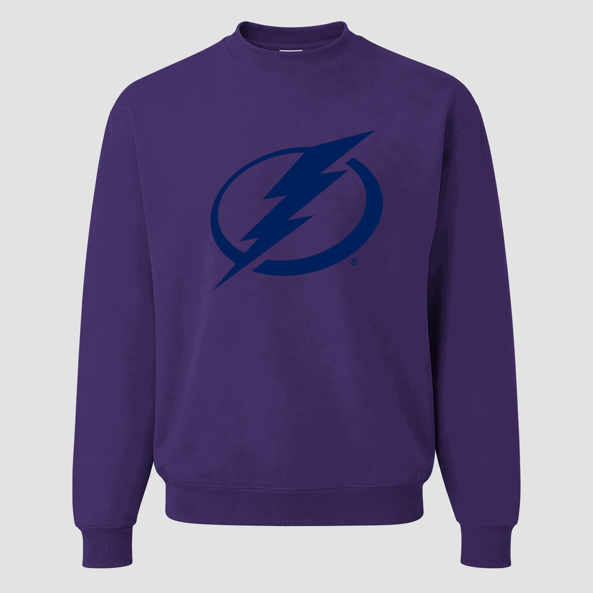 Men's Tampa Bay Lightning Crewneck Sweatshirt - Purple