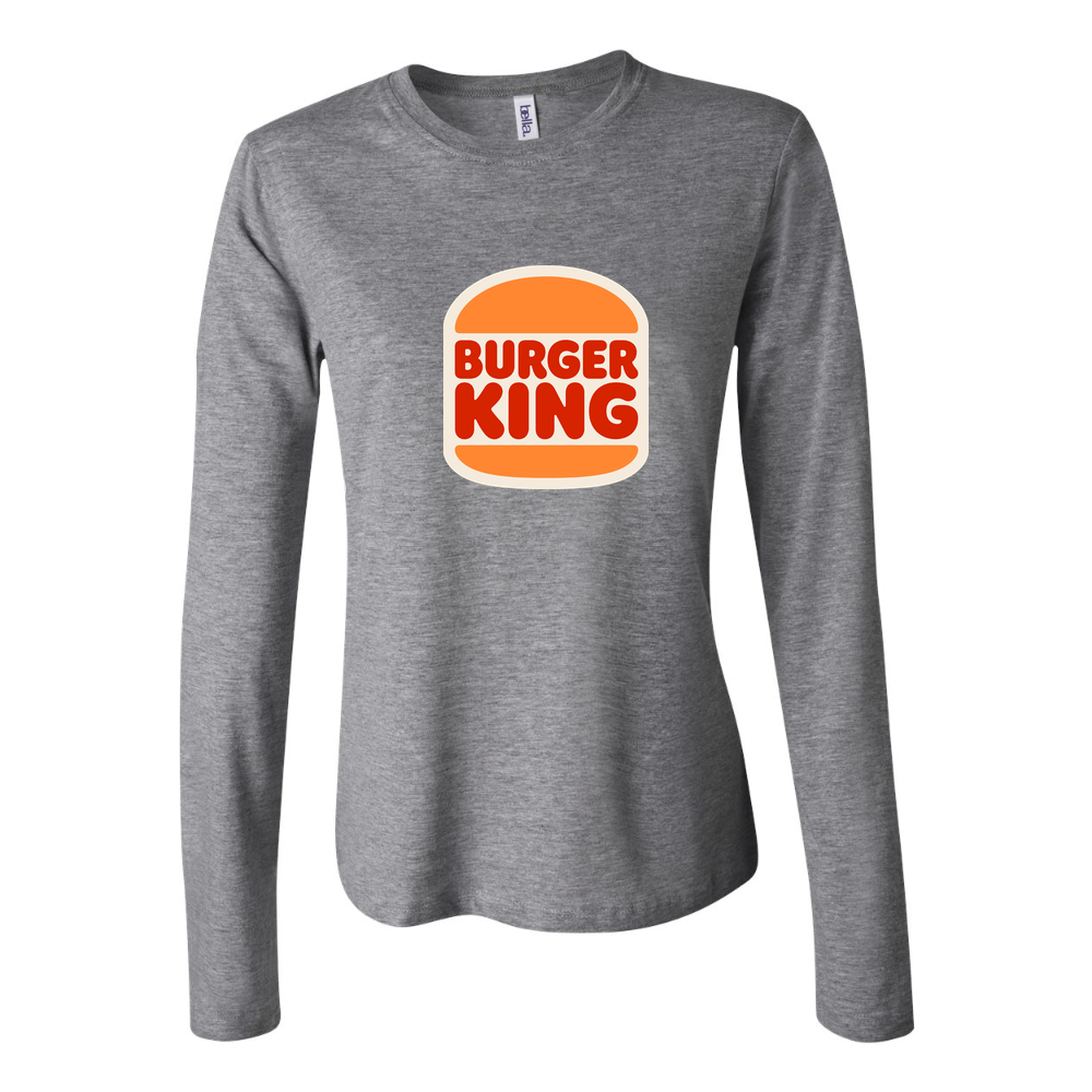 Women's Burger King Long Sleeve T-Shirt - Gray