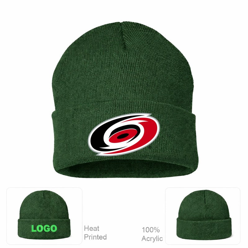 NHL Carolina Hurricanes Beanie Hat - Forest Green