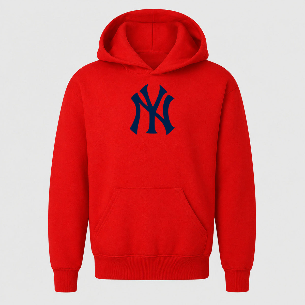Youth New York Yankees Pullover Hoodie - Red