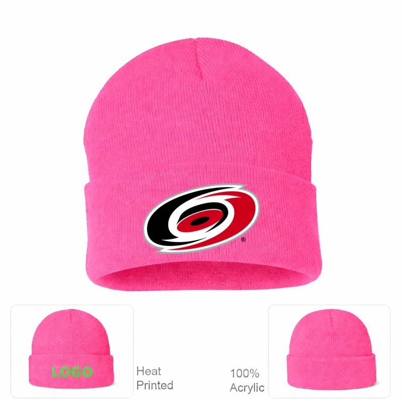 NHL Carolina Hurricanes Beanie Hat - Pink