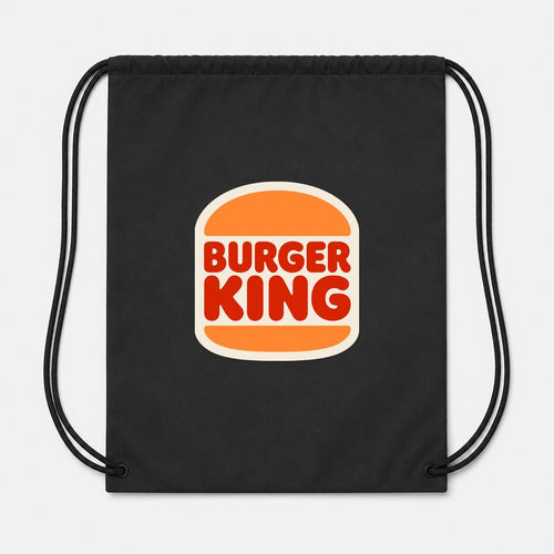 Burger King Drawstring Bag - Black