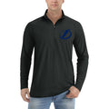 Tampa Bay Lightning quarter-zip athletic shirt in Black