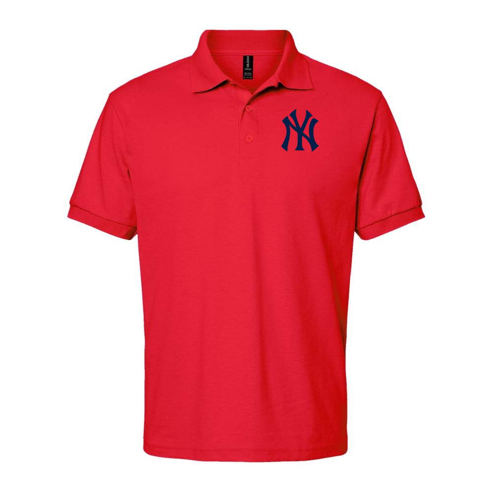 Men's New York Yankees Dry Blend Polo - Red