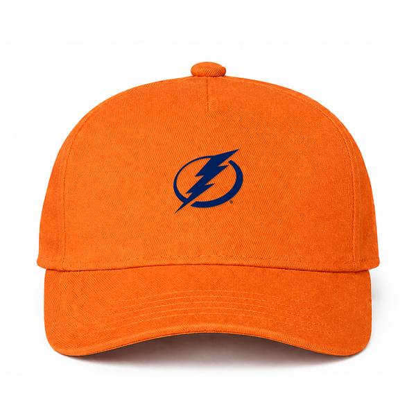 Tampa Bay Lightning NHL Logo Orange Dad Baseball Cap Hat