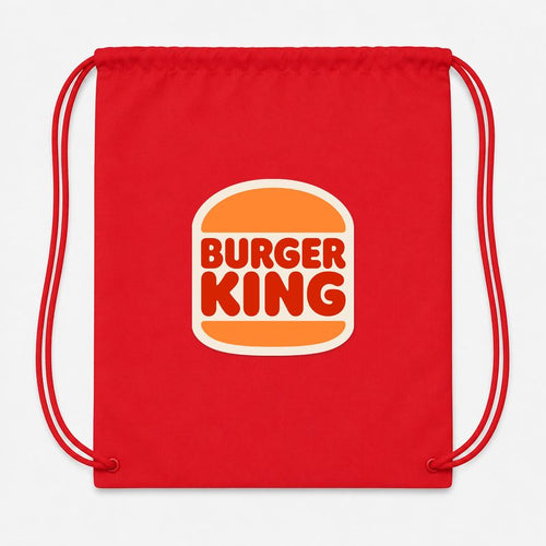 Burger King Drawstring Bag - Red