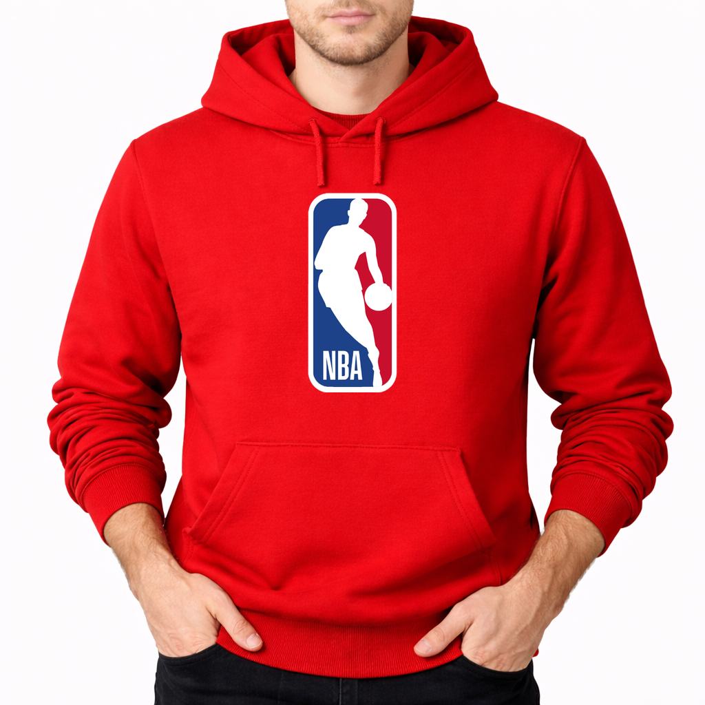 Men's nba Pullover Hoodie - Red