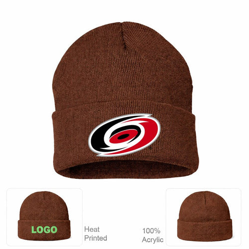 NHL Carolina Hurricanes Beanie Hat - Brown
