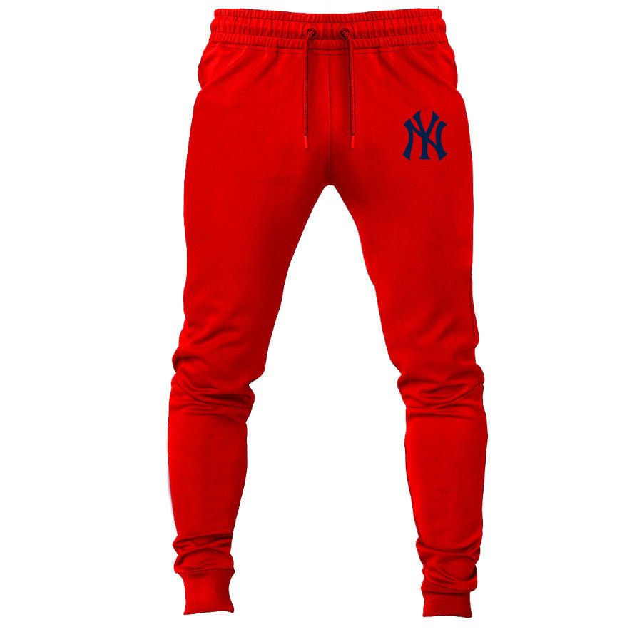 New York Yankees joggers sweatpants - Red