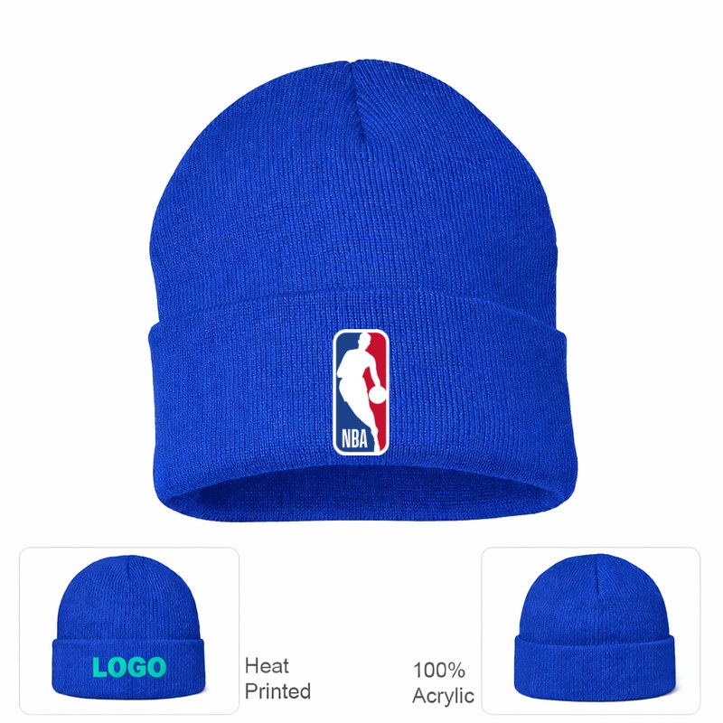 NBA Logo Beanie Hat - Royal Blue