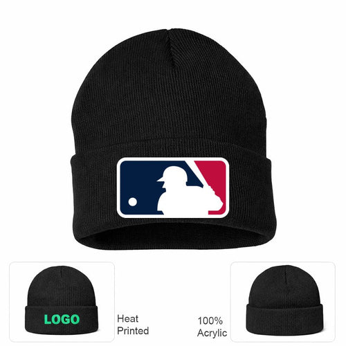 Major League Baseball Beanie Hat - Black