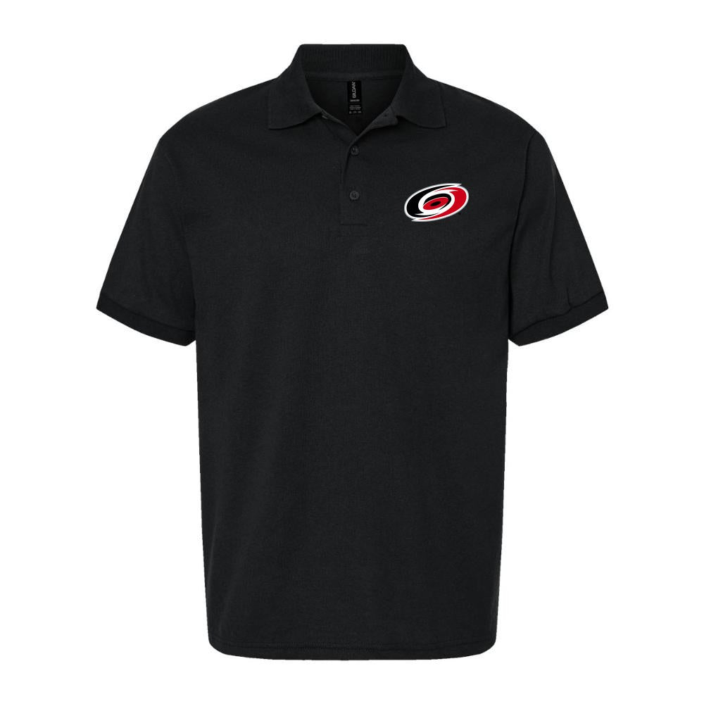 Men's Carolina Hurricanes Dry Blend Polo - Black