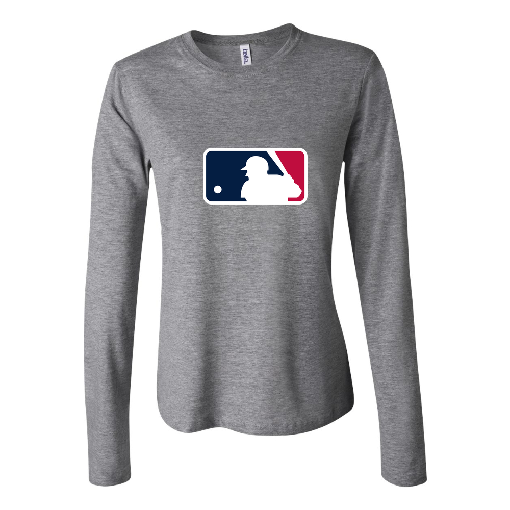 Women's Major League Baseball Long Sleeve T-Shirt - Gray
