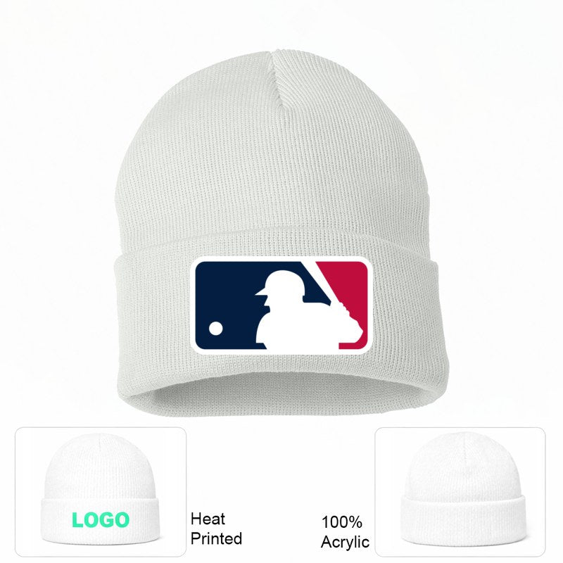 Major League Baseball Beanie Hat - White
