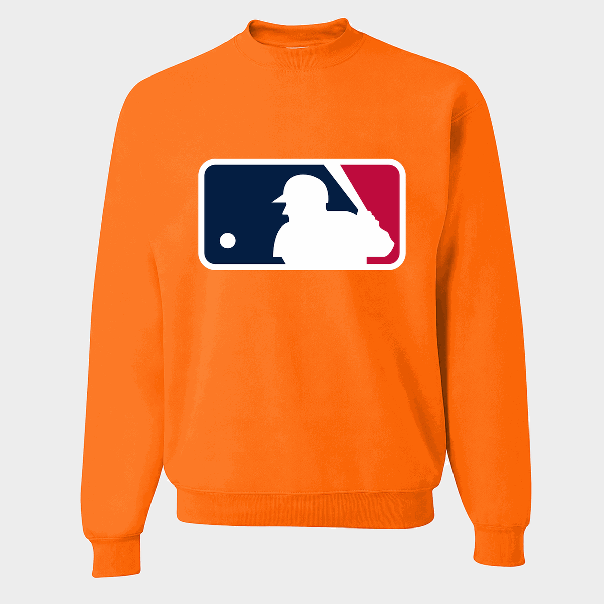 Men's Major League Baseball Crewneck Sweatshirt - Orange