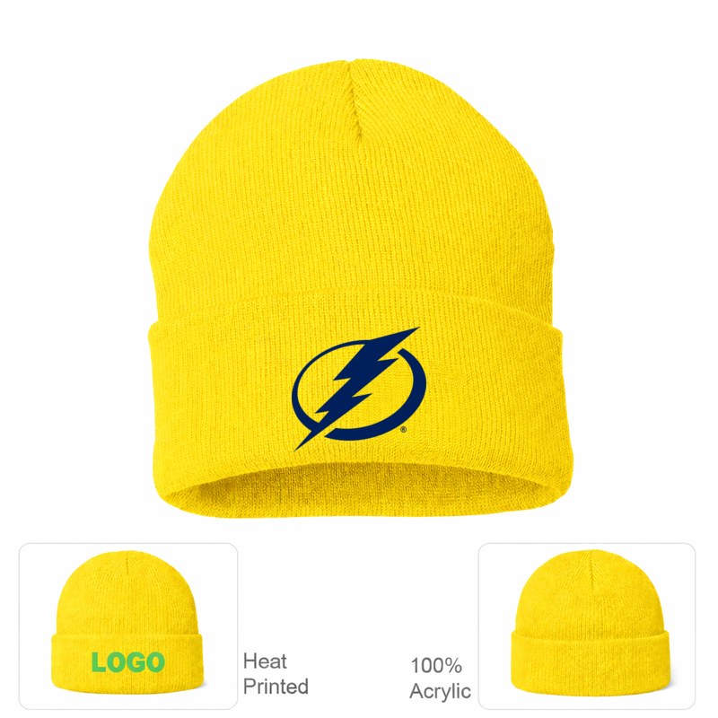 NHL Tampa Bay Lightning Beanie Hat - Yellow