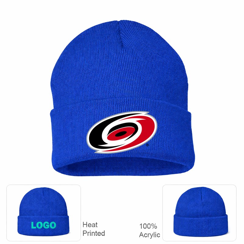NHL Carolina Hurricanes Beanie Hat - Royal Blue