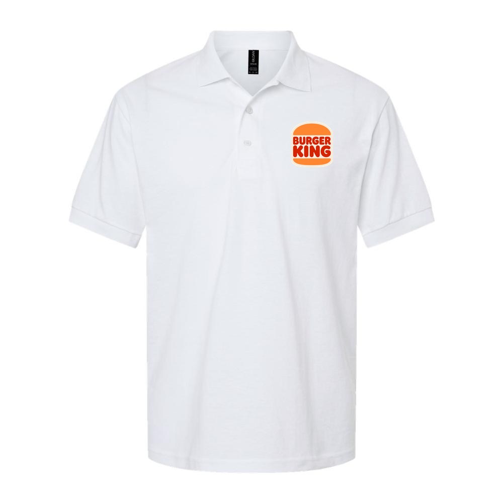 Men's Burger King Dry Blend Polo - White