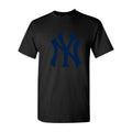 Youth's New York Yankees Cotton T-Shirt - Black