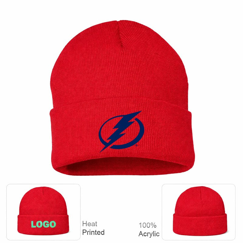 NHL Tampa Bay Lightning Beanie Hat - Red