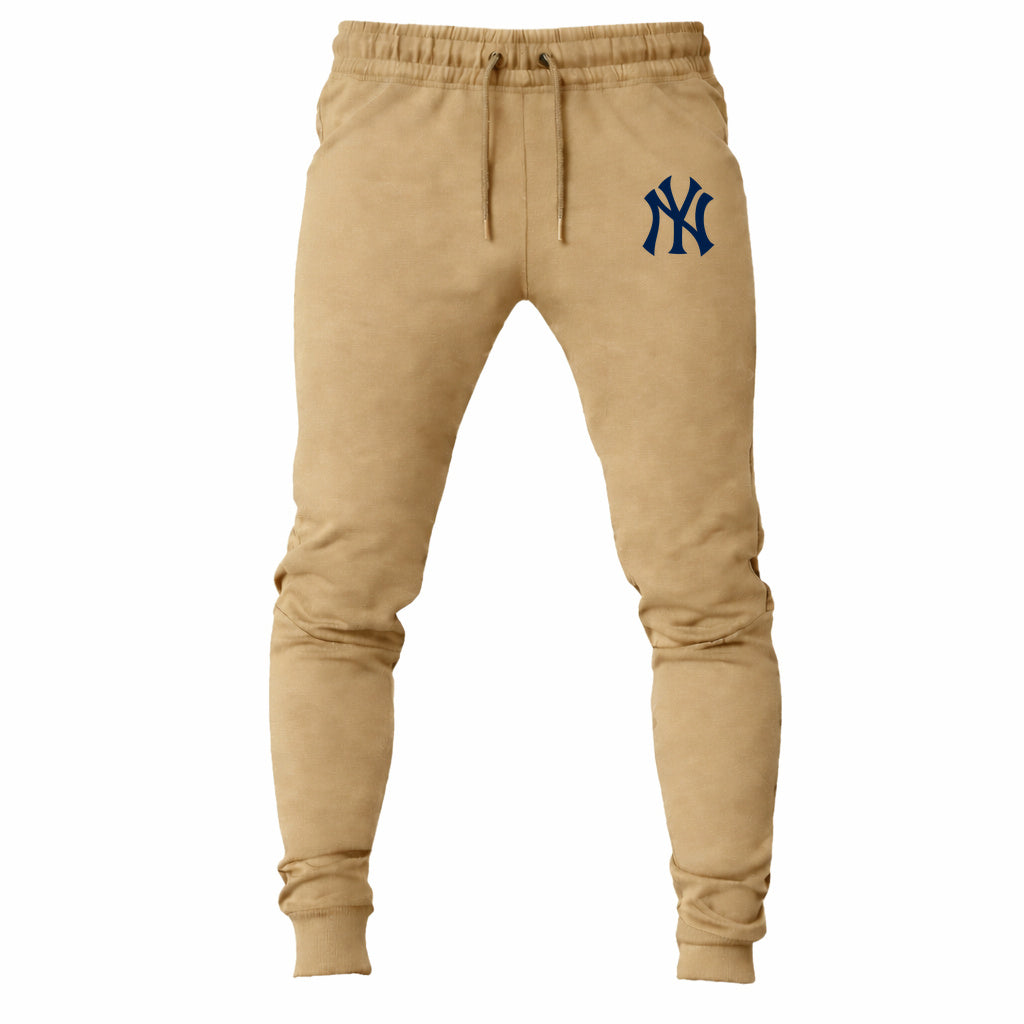 New York Yankees joggers sweatpants - Tan