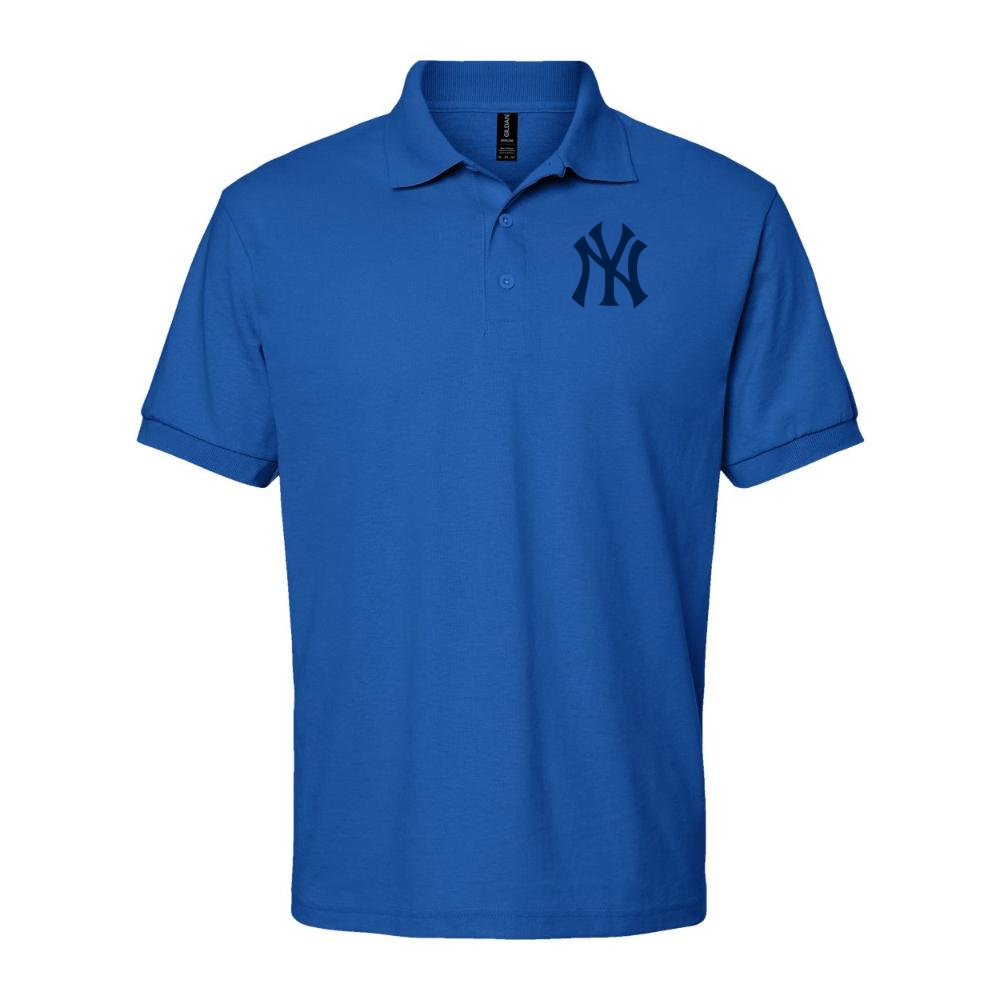 Men's New York Yankees Dry Blend Polo - Blue