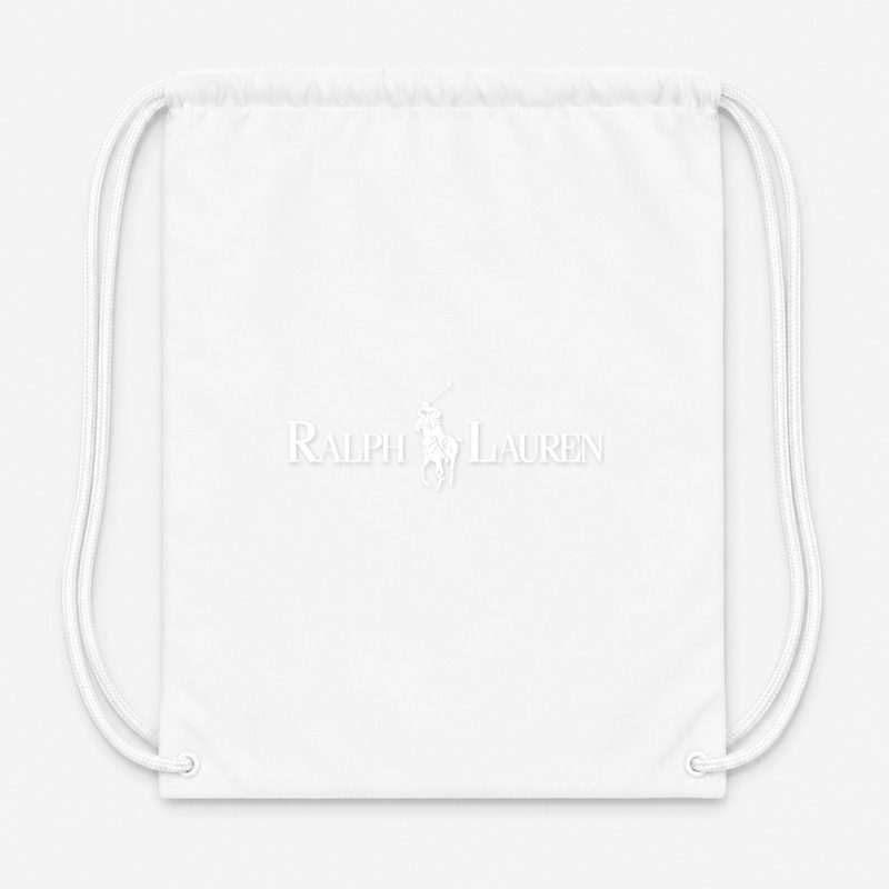 Polo Ralph Lauren White Drawstring Bag - White