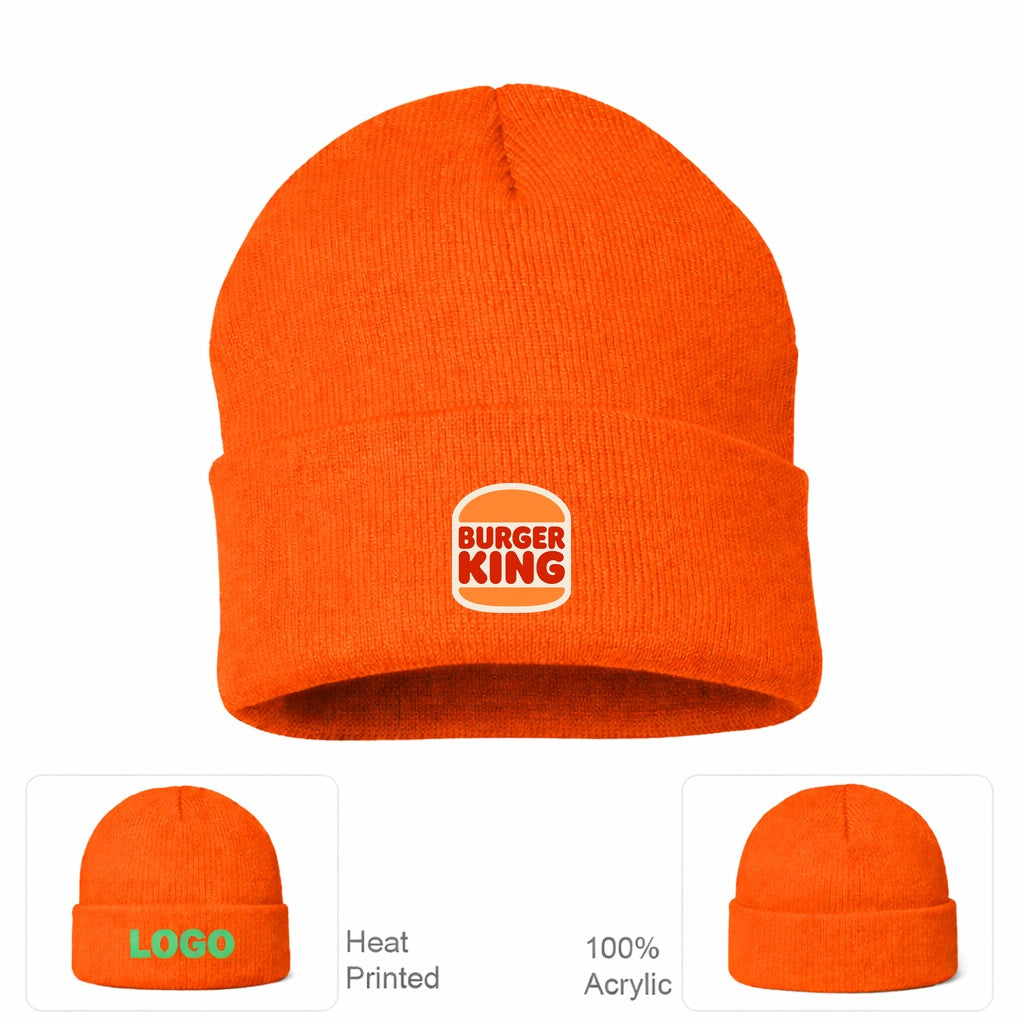 Burger King Beanie Hat - Orange