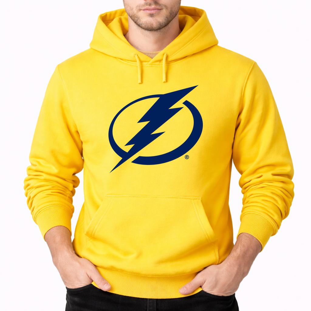 Men's Tampa Bay Lightning Pullover Hoodie - Yellow