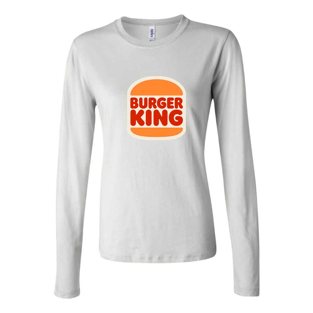 Women's Burger King Long Sleeve T-Shirt - White