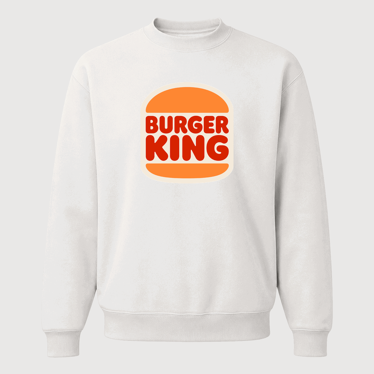 Men's Burger King Crewneck Sweatshirt - White