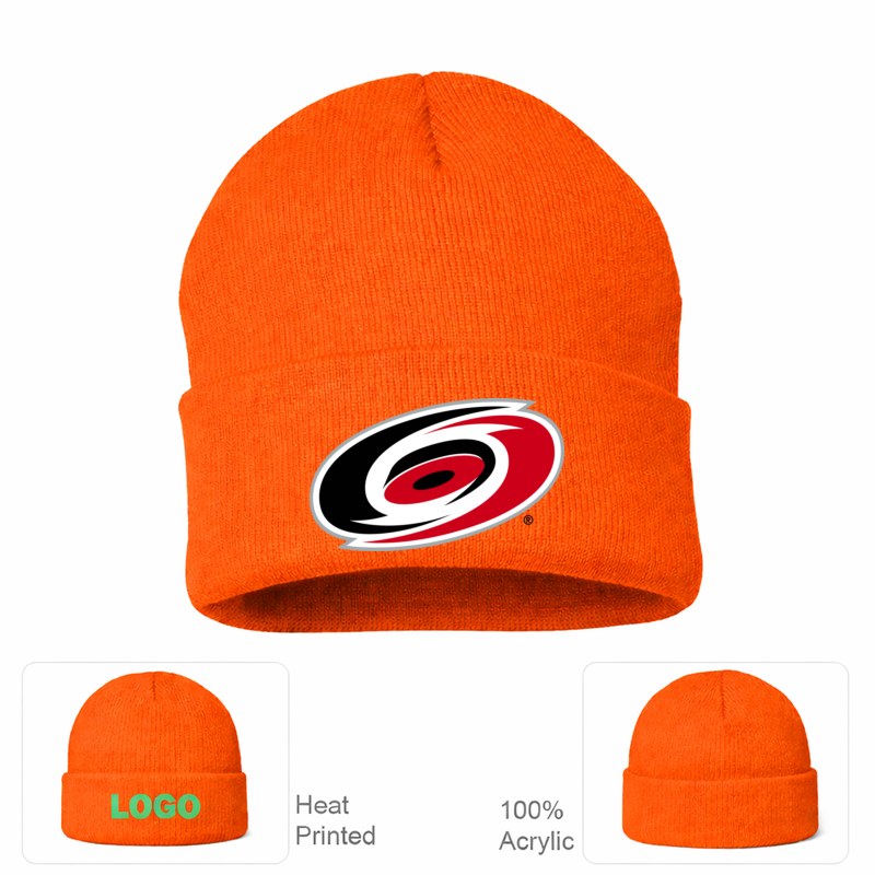 NHL Carolina Hurricanes Beanie Hat - Orange