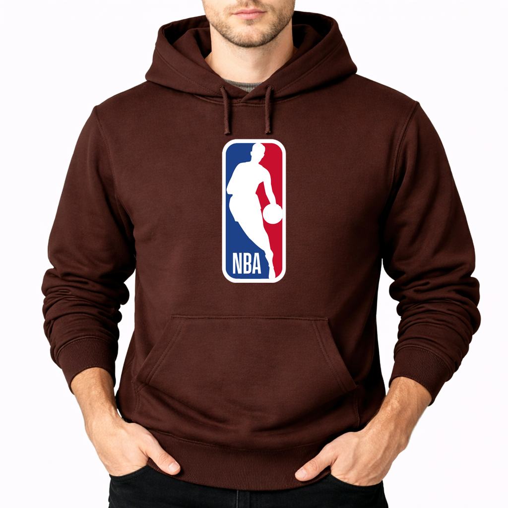 Men's nba Pullover Hoodie - Brown