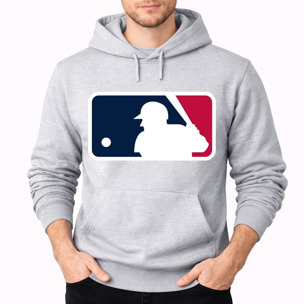 Men's Major League Baseball Pullover Hoodie - Gray