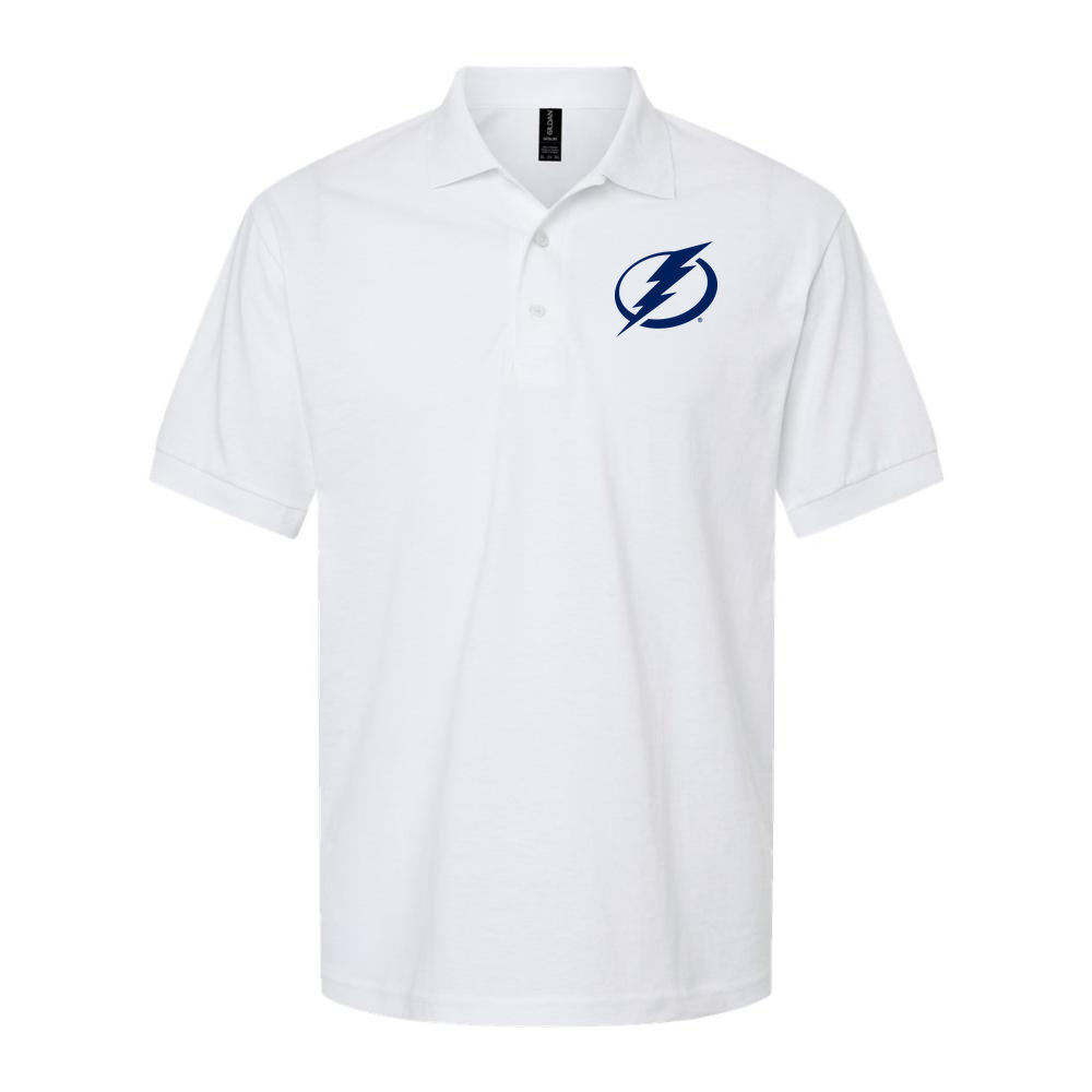 Men's Tampa Bay Lightning Dry Blend Polo - White