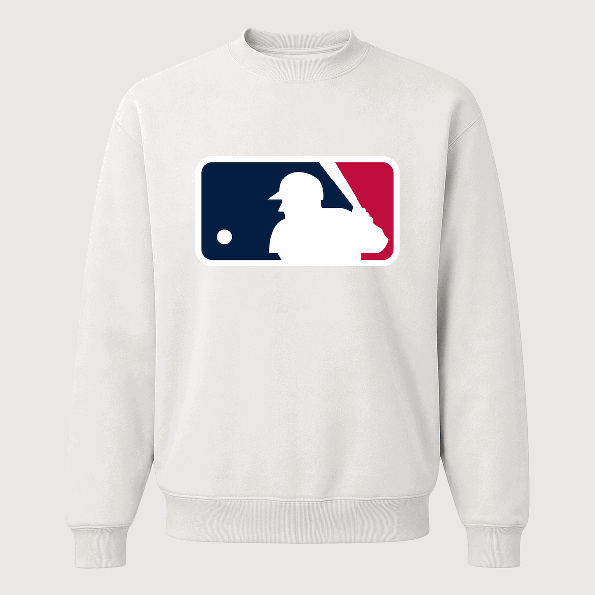 Men's Major League Baseball Crewneck Sweatshirt - White