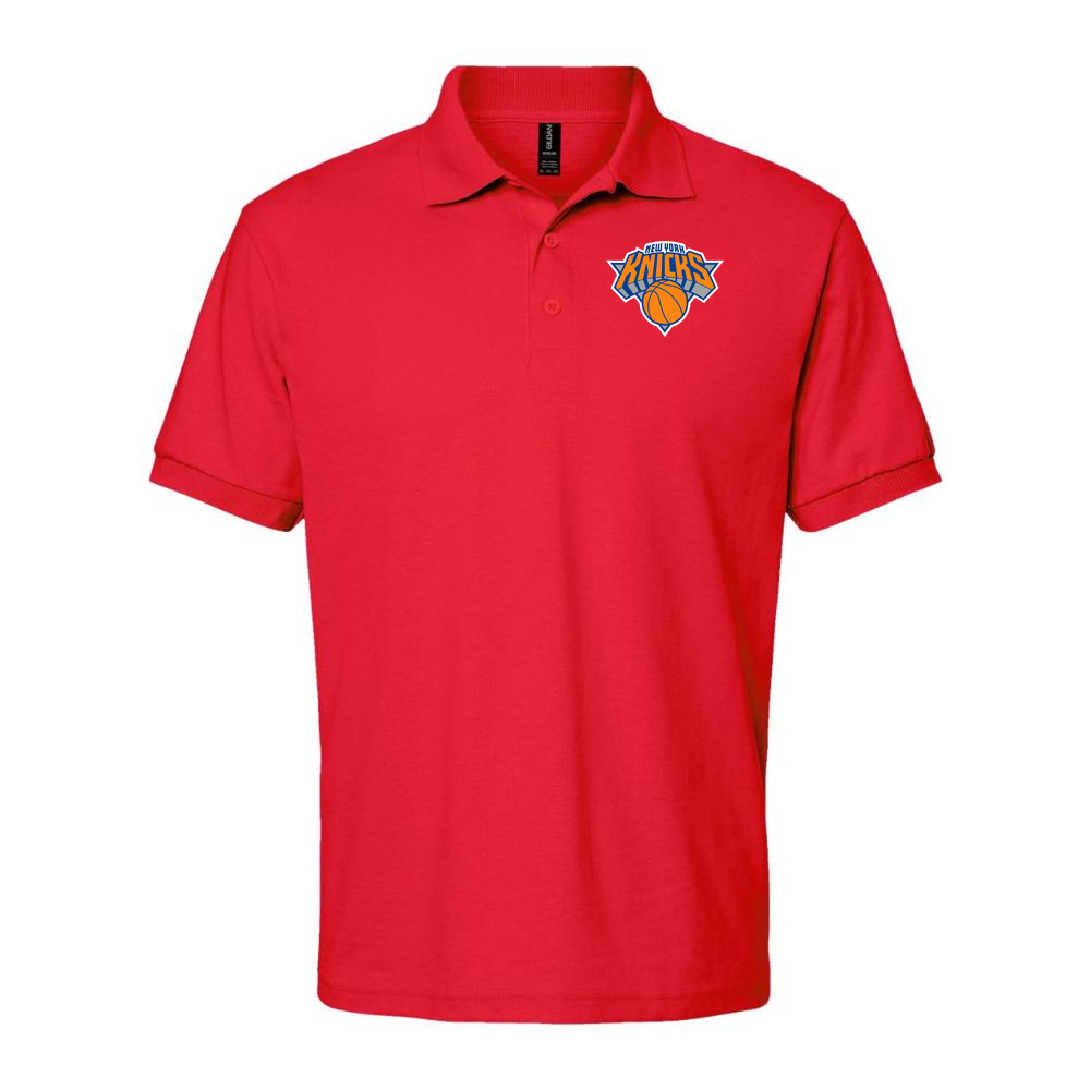 Men's New York Knicks Dry Blend Polo - Red