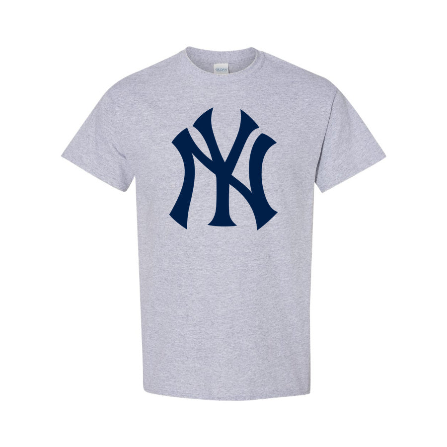 Youth's New York Yankees Cotton T-Shirt - Gray