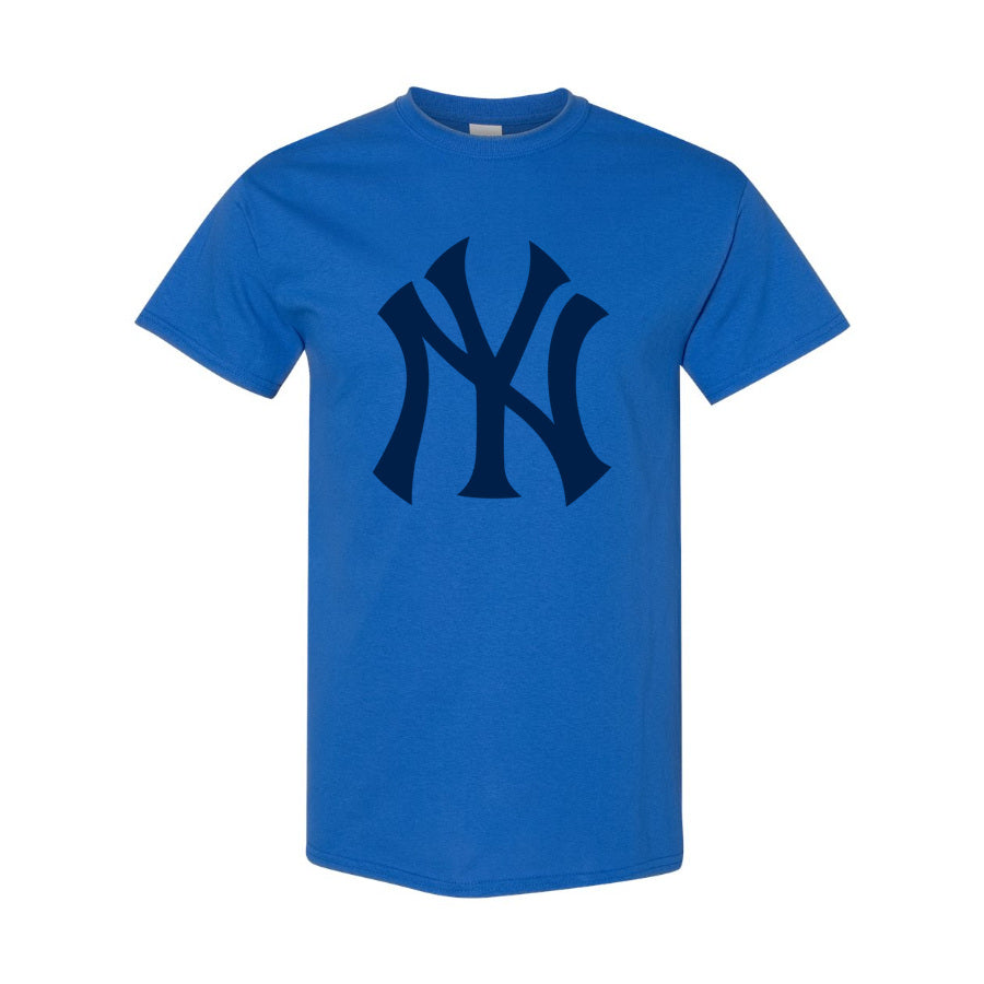 Youth's New York Yankees Cotton T-Shirt - Blue