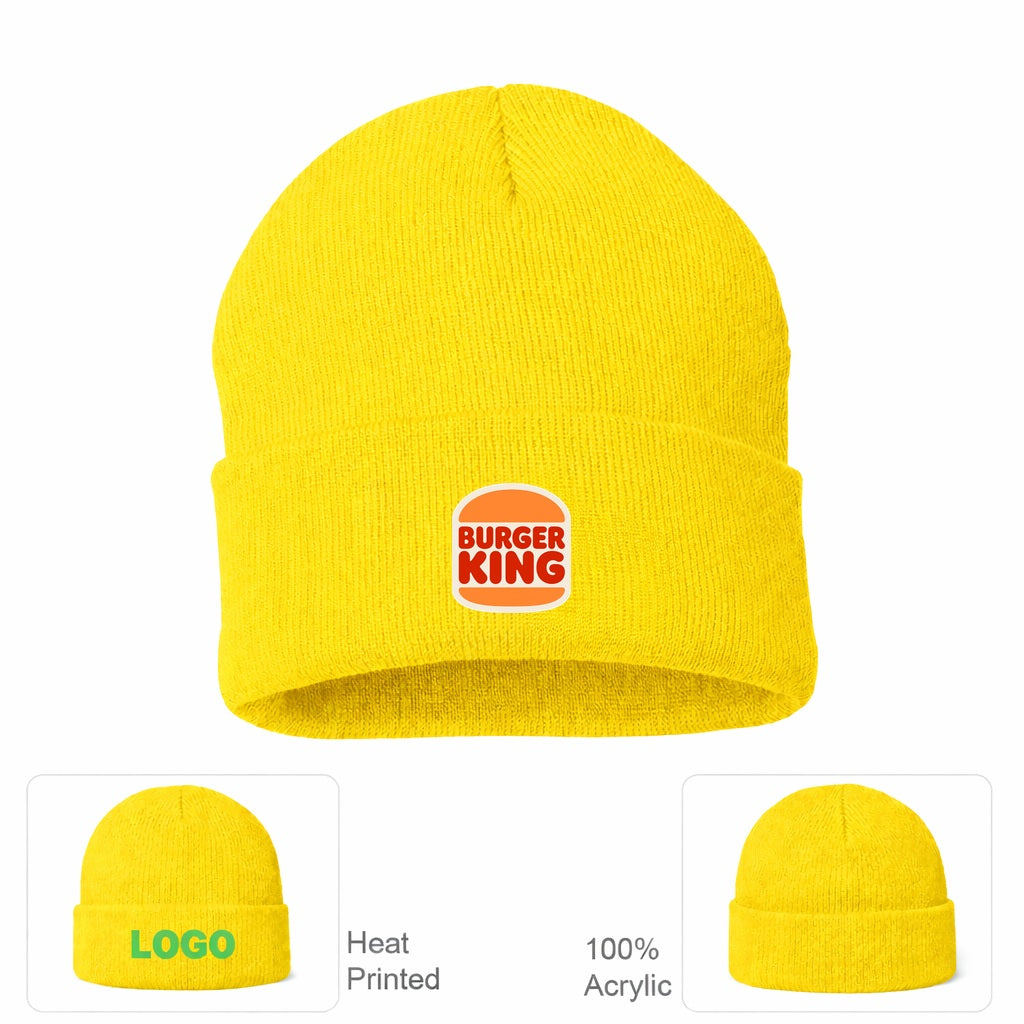 Burger King Beanie Hat - Yellow