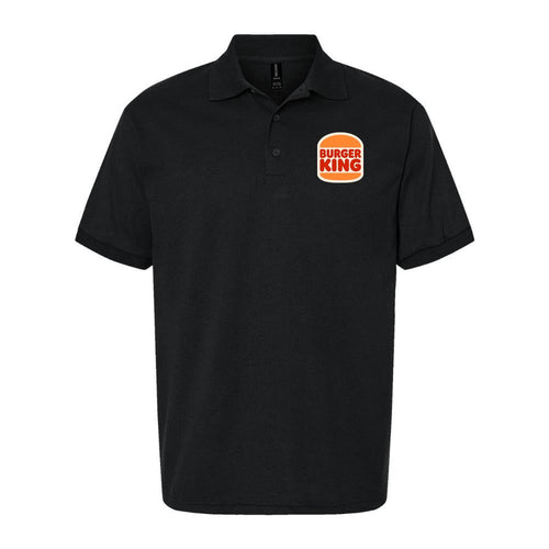 Men's Burger King Dry Blend Polo - Black