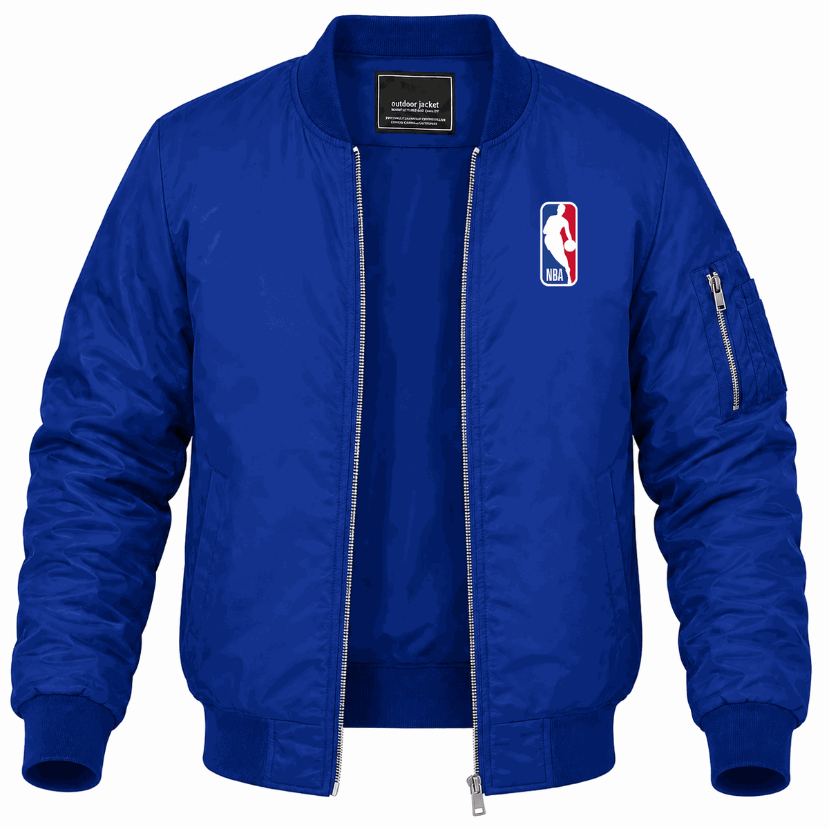 Men's NBA Lightweight Bomber Jacket - Blue
