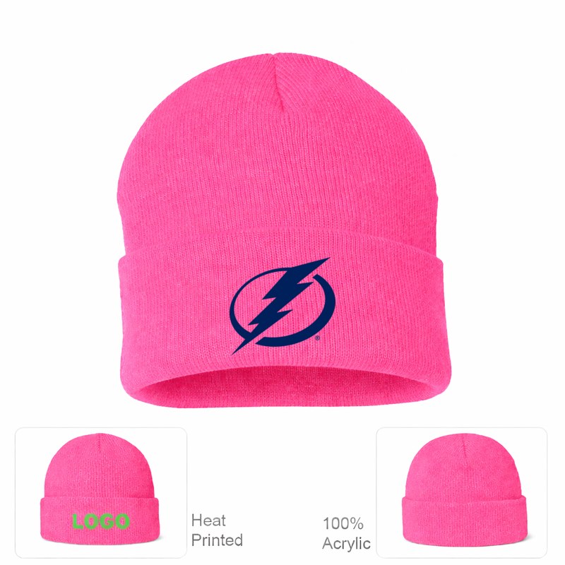 NHL Tampa Bay Lightning Beanie Hat - Pink