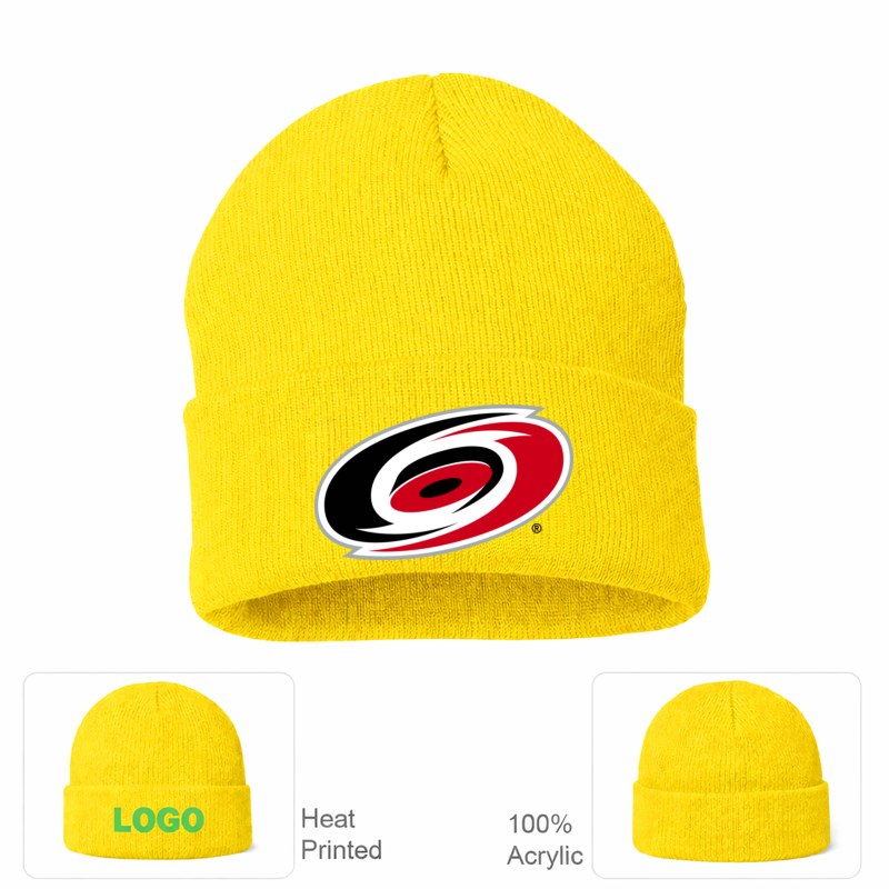NHL Carolina Hurricanes Beanie Hat - Yellow